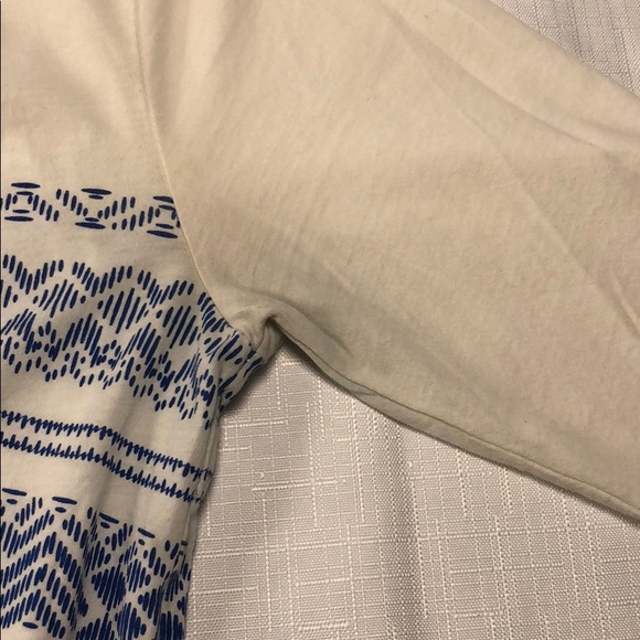 J. Crew Embroidered Printed Stripe top style A0284 - Picture 6 of 6